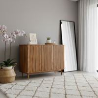 Naba Shoe Cabinet Bufet Rak Sepatu Sandal Kayu Jati