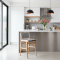 Nadia Barstool Kursi Bar Anyaman Rotan Black-White