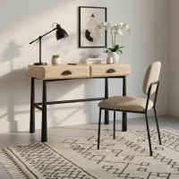 Naia Writing Desk Meja Belajar Anak Kayu Solid 2 Laci