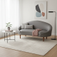 Oliver Sofa Scandinavian Minimalis Retro Kayu Jati