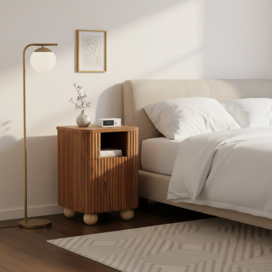 Otua Bedside Table Meja Nakas Kamar Tidur Salur