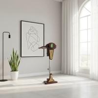 Podium Portable Jokowi Up-down Kayu Jati