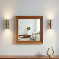 Rami Mirror Cermin Dinding Kayu Jati Estetik