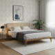 Ranjang Dipan Minimalis Jati Scandinavian Modern