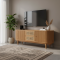 Raya TV Console Meja TV Bufet Kabinet Ruang Tamu Retro