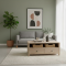 Recycled Teak Wood Console Table With Storage