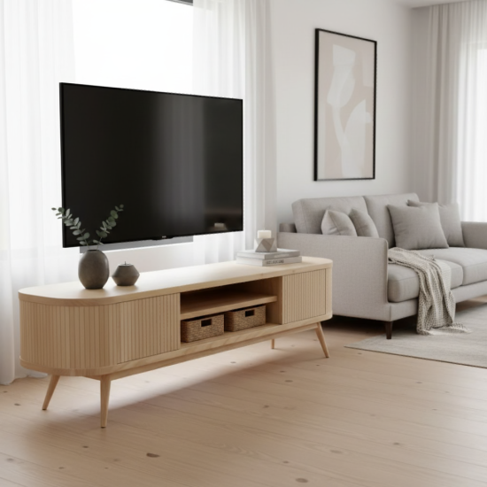 Rezahra TV Cabinet Bufet Meja TV Retro Vintage Rezahra TV Cabinet Bufet Meja TV Retro Vintage