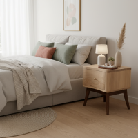 Salman Bedside Nakas Kamar Tidur Retro Vintage