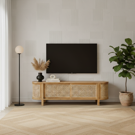 Samiri TV Cabinet Bufet Meja TV Minimalis Scandinavian