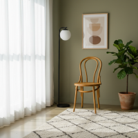 Sana Chair Kursi Resto Bentwood Minimalis Kayu Jati