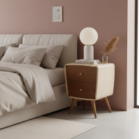 Sasha Bedside Nakas Tempat Tidur 2 Laci