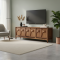 Sazam TV Console Bufet Meja Tv Jati Minimalis Retro