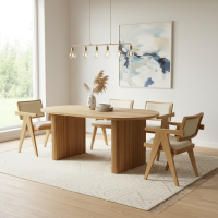 Set Meja Makan 4 Kursi Minimalis Modern Scandinavian