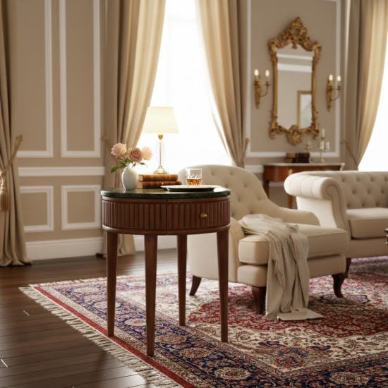 Shamaz Side Table Meja Samping Sofa Ruang Tamu Marmer Shamaz Side Table Meja Samping Sofa Ruang Tamu Marmer