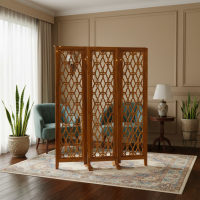 Sketsel Lipat Minimalis Penyekat Ruangan Kayu Jati