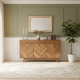 Talha Sideboard Meja Bufet Retro Kayu Jati Minimalis