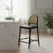 Tawam Bar Stool Kursi Bar Kombinasi Rotan Modern Vintage