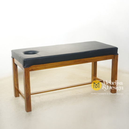 Meja Tempat Tidur Pijat SPA Minimalis Jati