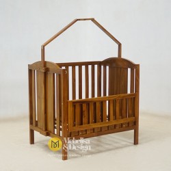 Box Tempat Tidur Bayi Minimalis Kayu Jati Jepara