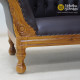 Sofa Santai Ruang Keluarga Ukiran Kayu Jati