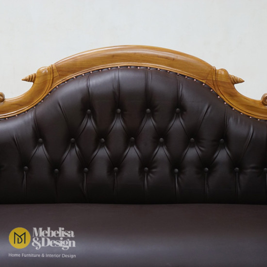 Sofa Santai Ruang Keluarga Ukiran Kayu Jati