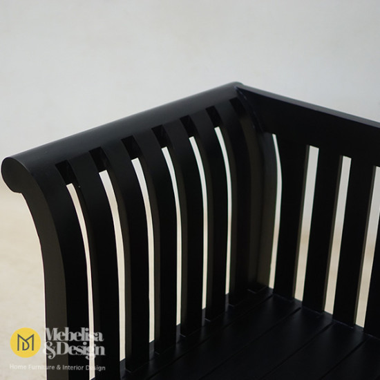 Bangku Santai Panjang Minimalis Kayu Jati Jepara