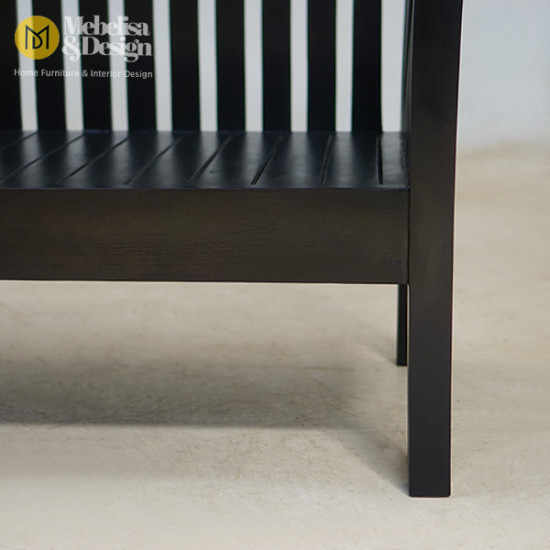 Bangku Santai Panjang Minimalis Kayu Jati Jepara