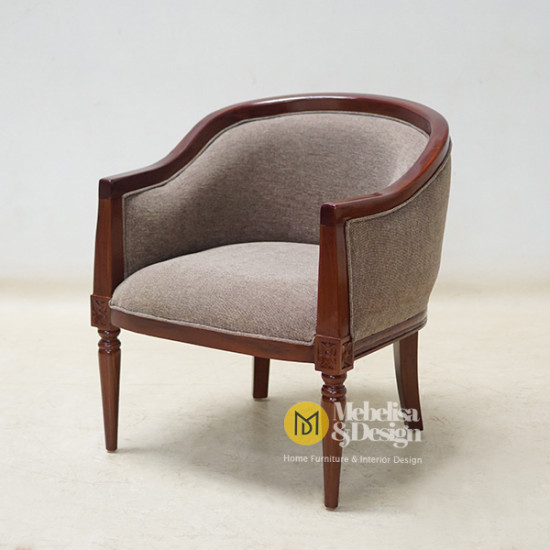 Kursi Sofa Santai Mewah Kayu Jati Jok Vienna