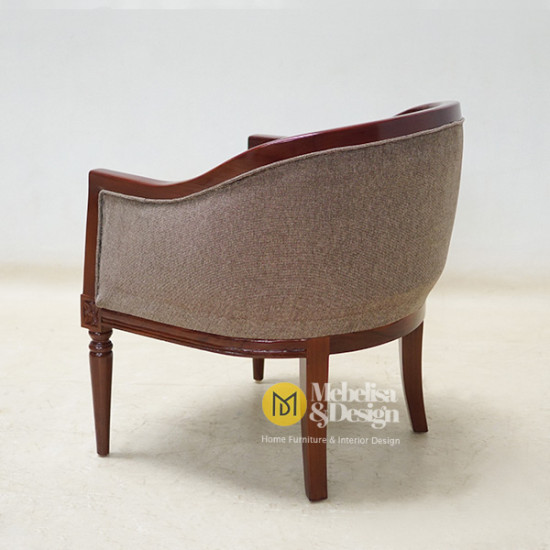 Kursi Sofa Santai Mewah Kayu Jati Jok Vienna