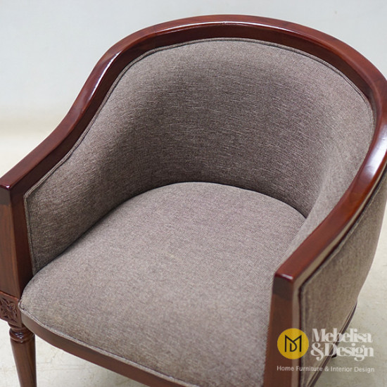 Kursi Sofa Santai Mewah Kayu Jati Jok Vienna