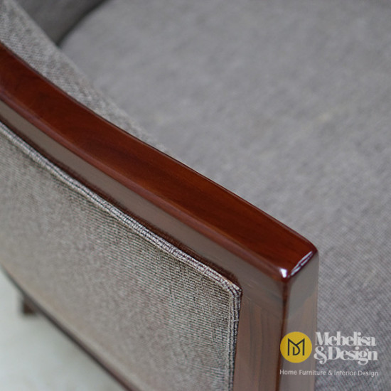 Kursi Sofa Santai Mewah Kayu Jati Jok Vienna