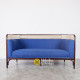 Sofa Santai Anyaman Rotan Rangka Jati Scandia