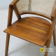Kursi Cafe Model Scandinavian Kayu Jati Mix Rotan Kursi Cafe Model Scandinavian Kayu Jati Mix Rotan
