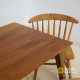 Set Meja Makan Kursi 6 Model Retro Kayu Jati