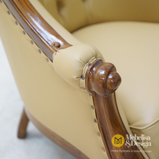 Sofa Ruang Tamu Louis Oscar Set 311 Jati Jepara