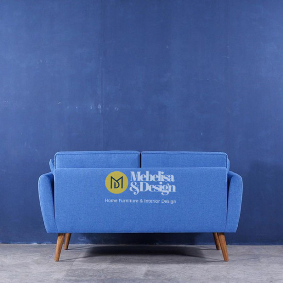Sofa Depan TV 2 Seater Model Retro Modern Jati Sofa Depan TV 2 Seater Model Retro Modern Jati