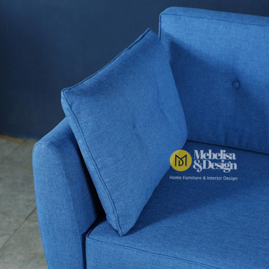 Sofa Depan TV 2 Seater Model Retro Modern Jati Sofa Depan TV 2 Seater Model Retro Modern Jati