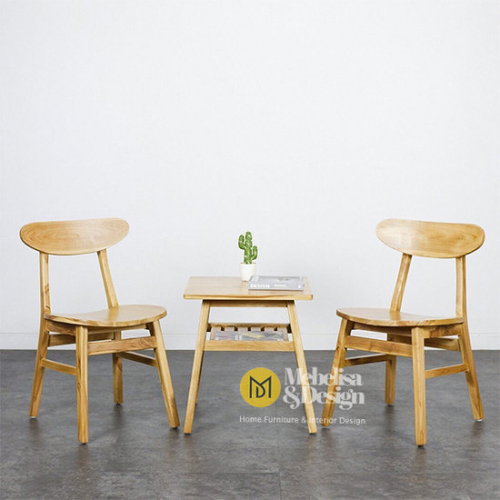 Set Kursi Teras Depan Rumah Jati Minimalis Ropan