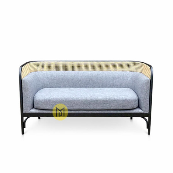 Sofa Santai Minimalis Rotan Kayu Jati Danial Sofa Santai Minimalis Rotan Kayu Jati Danial