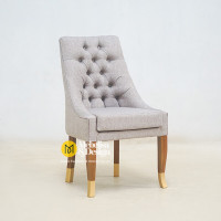 Kursi Makan Jok Modern Minimalis Mid Grey