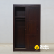 Lemari Pakaian Jati 2 Pintu Sliding Lucas