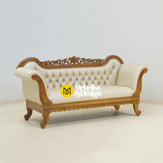 Sofa Tamu Set Madura Mawar 321 Kayu Jati