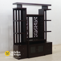 Lemari Bufet TV Partisi Penyekat Ruangan