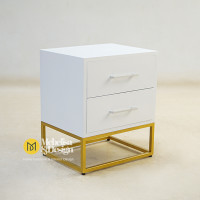 Meja Nakas Bedside Laci Minimalis Duco Putih Meja Nakas Bedside Laci Minimalis Duco Putih
