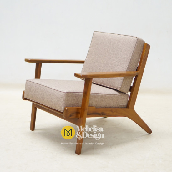 Kursi Santai Scandinavian Jati Wegner