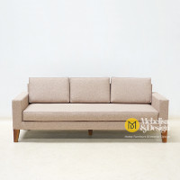 Sofa Tamu Minimalis 3 Seater Rangka Jati Cosima