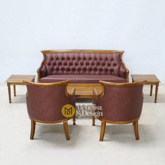 Sofa Kursi Ruang Tamu Set Shena 311 Jati