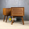 Meja Nakas Bedside Retro Daren 2 Laci