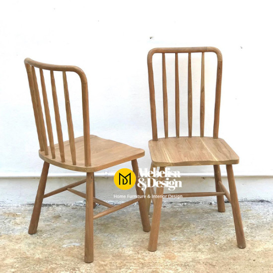 Kursi Makan Minimalis Retro Jati Harwich