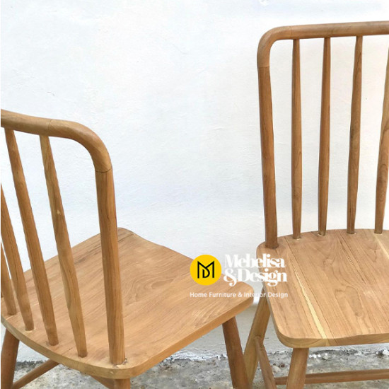 Kursi Makan Minimalis Retro Jati Harwich